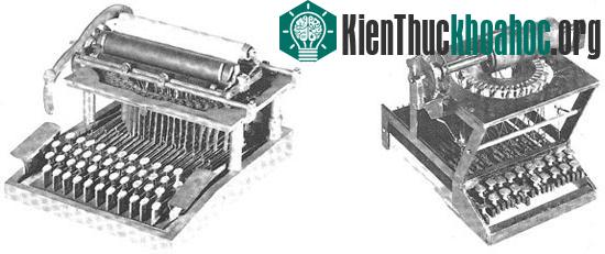 Sholes & Glidden thử nghiệm máy đánh chữ vào khoảng năm 1873
