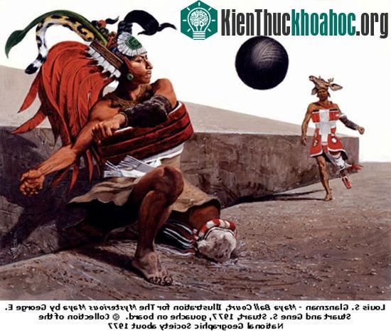 Trang phục chơi bóng của người Maya