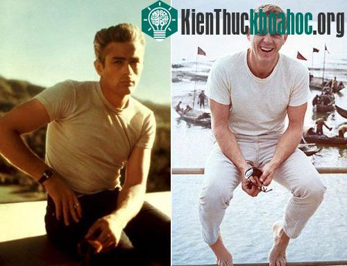 Cho vạt áo phông không cổ vào trong quần không phải là cách mặc thông dụng