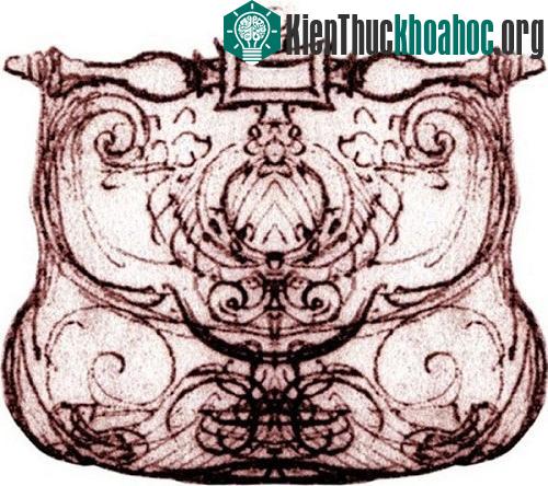 Bản vẽ phác thảo chiếc túi Pretiosa của Leonardo da vinci.