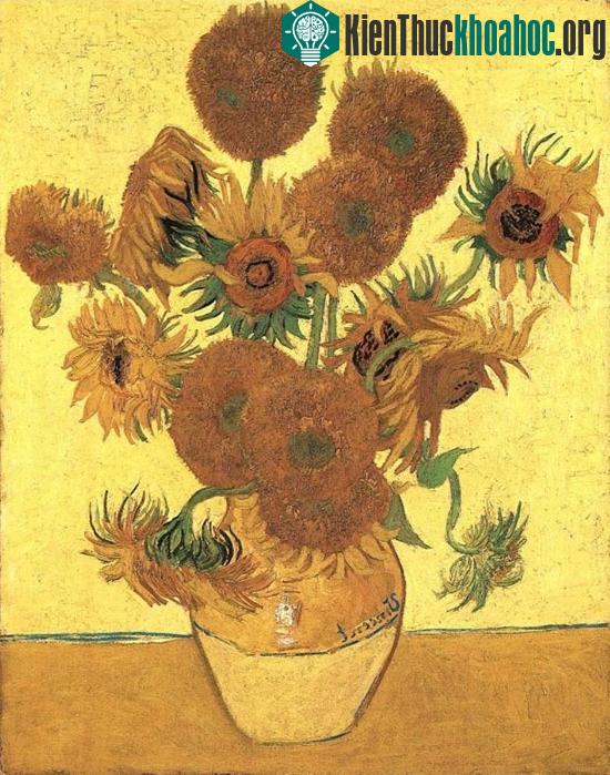 Hoa hướng dương trong tranh Van Gogh.