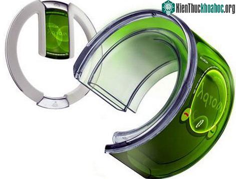 Mẫu thiết kế điện thoại làm từ graphene của Hãng Nokia - (Ảnh: Nokia)