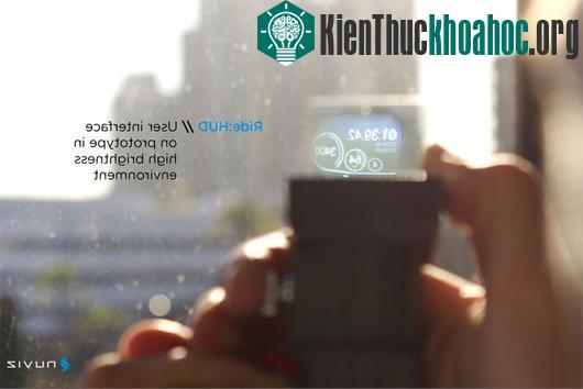 Nuviz Ride - thiết bị hiển thị HUD dành cho người lái mô tô