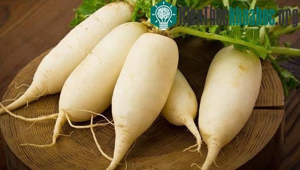 Củ cải cũng trở nên ngon ngọt hơn trong tiết trời này.