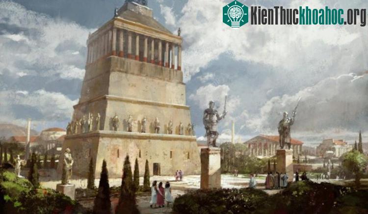 Lăng mộ thời cổ đại tại thành phố Halicarnassus. (Ảnh: Ancient Origins).