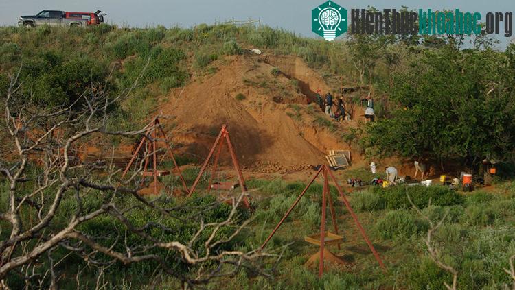 Tàn tích khu định cư 10.500 năm tuổi được phát hiện ở bang Oklahoma, Mỹ. (Ảnh: Lee Bement).