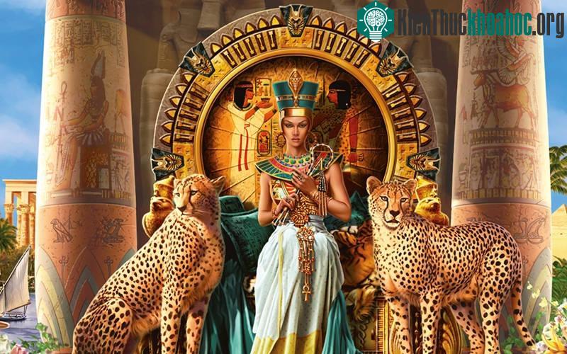 Hình minh họa Cleopatra, một trong những nữ hoàng nổi tiếng nhất trong lịch sử Ai Cập cổ đại. (Ảnh: Wallpaper).