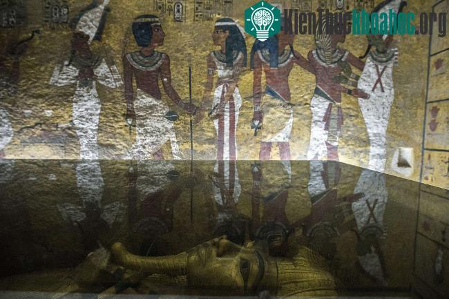 Hầm mộ vua Tutankhamun. (Ảnh: AFP).