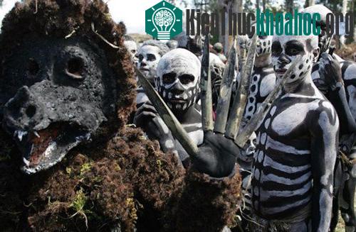 Hình minh họa một bộ tộc ở Papua New Guinea - Ảnh: AFP