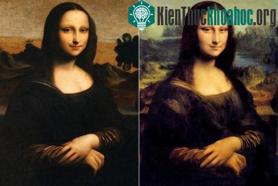 Bức Mona Lisa (trái) và bản “gốc” đều là tác phẩm của Leonardo da Vinci - (Ảnh: Tổ chức Mona Lisa)