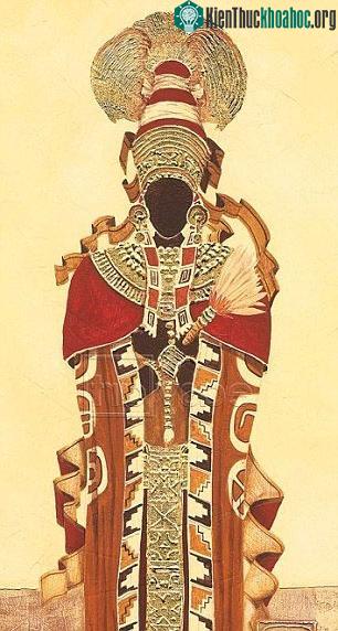 Hình tượng Nữ hoàng Maya trong tranh vẽ truyền thống.