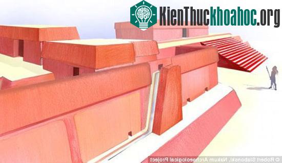 Mô hình phục dựng hai khu mộ