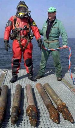“Bom hẹn giờ” trên biển Baltic ảnh 1