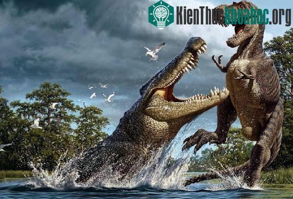 Deinosuchus Vs. Tyrannosaurus Rex.