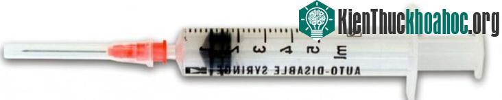 Bơm kim tiêm K1 tự phân hủy. (Nguồn: Gizmag)