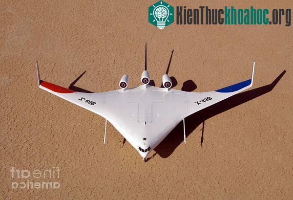 Mẫu máy bay X-48B của Boeing.&nbsp;