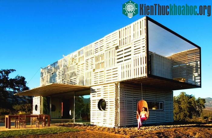 Những căn nhà siêu đẹp làm từ vật liệu tái chế ảnh 3