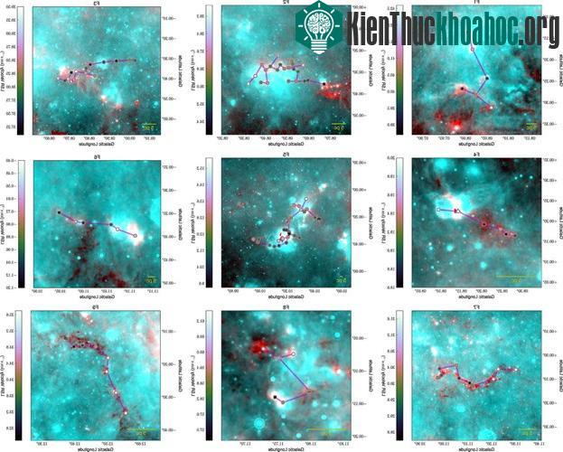 Bộ xương màu đỏ kỳ quái tại trung tâm thiên hà Milky Way.