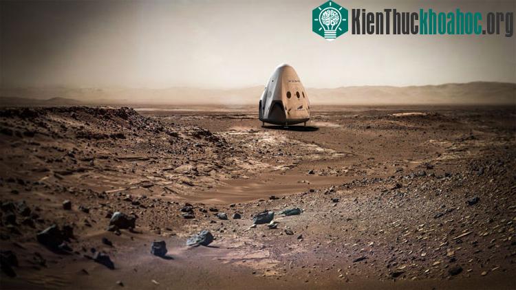 Chiếc phi thuyền không người lái đang được SpaceX nghiên cứu với sự hỗ trợ kĩ thuật từ NASA.
