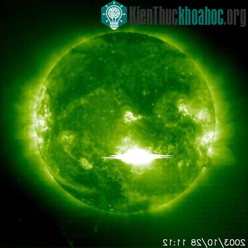 Ảnh chụp cơn bão từ tàu SOHO. (Nguồn ảnh: NASA/SOHO).