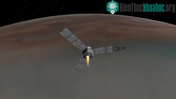 Juno là tàu vũ trụ nhanh nhất hiện nay. (Ảnh: sciencedaily.com).