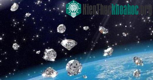 Kim cương hình thành giữa bầu khí quyển của Thổ tinh và Mộc tinh. (Ảnh minh họa: ABC News).