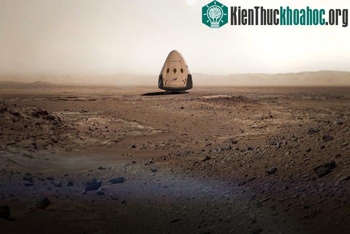 SpaceX công bố, họ sẽ sử dụng phi thuyền Red Dragon để bay đến Sao Hỏa.