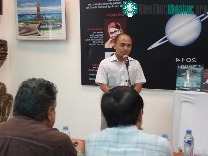 Ông Đặng Vũ Tuấn Sơn - Chủ tịch Hội Thiên văn học trẻ Việt Nam.