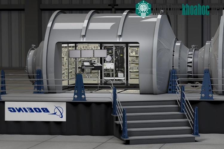 Hình minh họa cấu tạo bên trong của ngôi nhà do Boeing thiết kế.