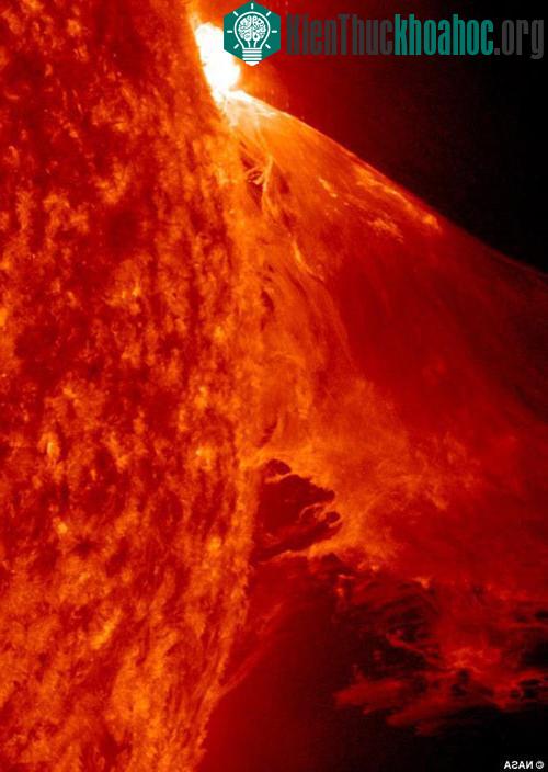 Hình ảnh khủng khiếp của cơn bão năm 1989. (Nguồn ảnh: NASA).