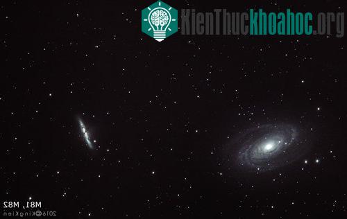 M81, M82 - Thiên hà xoắn ốc