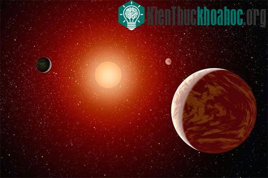 Mô phỏng 2 hành tinh đá của sao Kapteyn - (Ảnh: NASA)