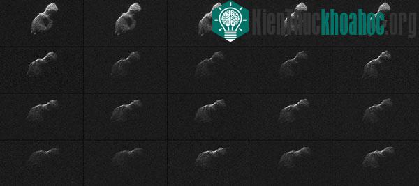 Các hình ảnh của thiên thạch 2014 HQ124 do NASA công bố ngày 16/6. (Ảnh:&nbsp;icyscience.com)