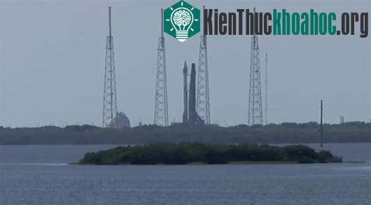 Tên lửa đẩy mang vệ tinh được phóng đi từ Căn cứ Không quân Mũi Canaveral. (Ảnh: United Launch Alliance)