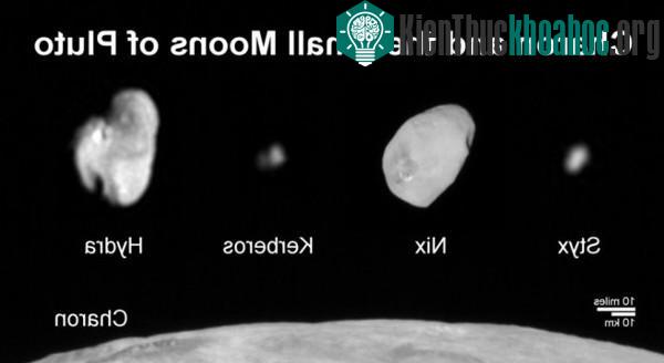 Các thành viên trong "gia đình sao Diêm Vương" - (Ảnh: NASA).