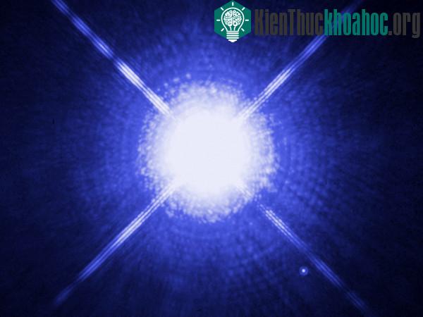 Sao lùn trắng Sirius B. (Ảnh: NASA).