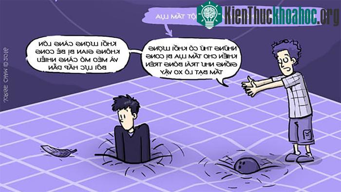 Sóng hấp dẫn là những gợn sóng trong "dải lụa" không thời gian.