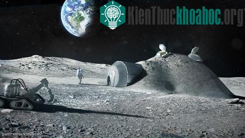 Châu Âu dự định xây làng trên Mặt Trăng