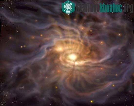 Sự hình thành của sao theo hình dung của giới chuyên gia - (Ảnh: astroart.org)