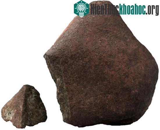 Mẫu thiên thạch sao Hỏa tại Viện Bảo tàng Hoàng gia Ontario - (Ảnh: Viện Bảo tàng Hoàng gia Ontario)