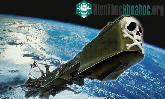 Minh họa tên lửa mang theo tro cốt lên vũ trụ