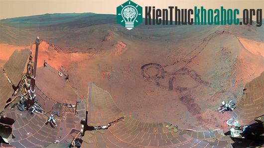 Quang cảnh trên bề mặt sao Hỏa - (Ảnh: Reuters)