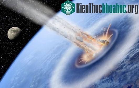 Mô phỏng vụ va chạm kinh hoàng cách đây hơn 3 tỉ năm - (Ảnh: Redorbit)