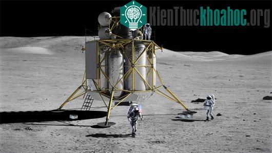 Mô hình tàu vũ trụ trong kế hoạch trở lại Mặt Trăng của NASA. (Ảnh:&nbsp;universetoday.com)