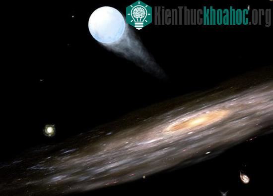Hình minh họa một ngôi sao siêu tốc gần trung tâm thiên hà. (Ảnh: nature-talk.com)
