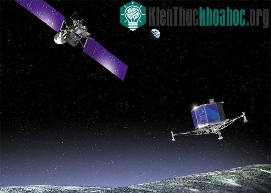 Rosetta thả tàu thăm dò Philae xuống bề mặt 67P