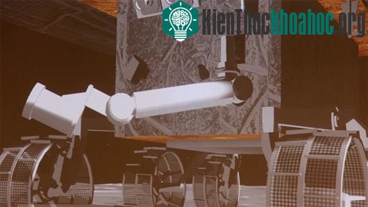 Cận cảnh robot Thỏ Ngọc trên mặt trăng. (Ảnh: Tân Hoa Xã)