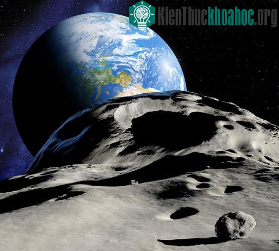 Mô phỏng tiểu hành tinh lao vào trái đất.