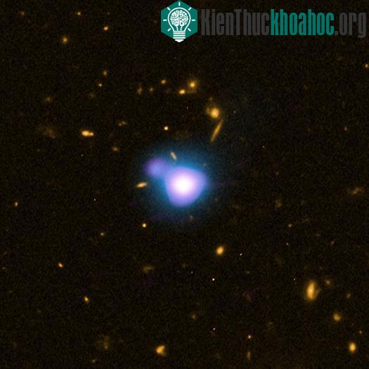 Luồng tia X vượt hơn 12,2 tỉ năm ánh sáng để đến Trái đất -&nbsp;(Ảnh: NASA)