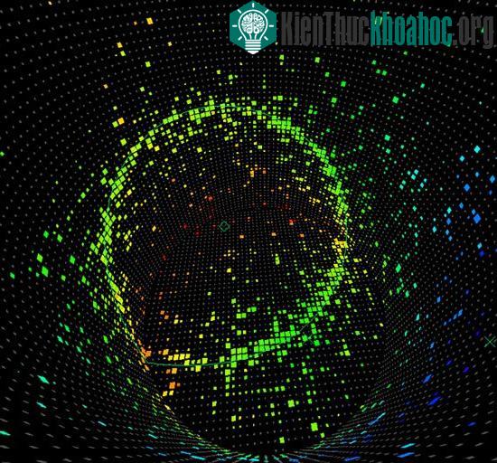 Một chùm hạt neutrino.